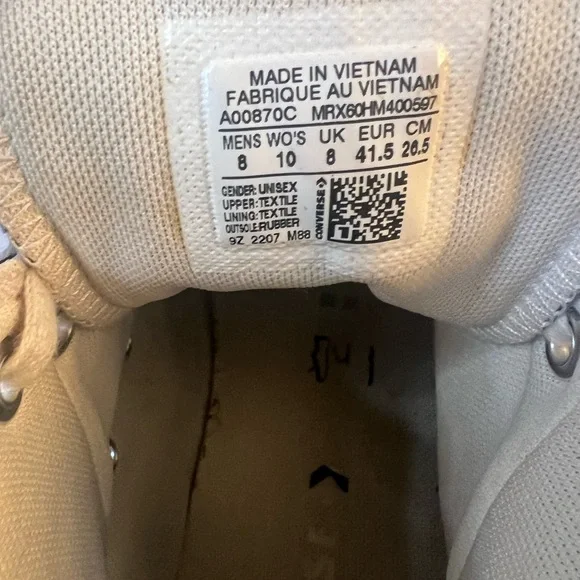 Converse Black and White platform High-Tops - Picture 5 of 5